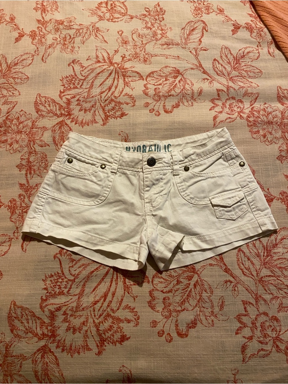 Hydraulic Women's White Denim Jean Shorts